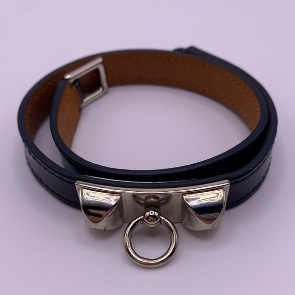 Hermès Rivale Double Tour Wrap Bracelet Size Med - Picture 2 of 6